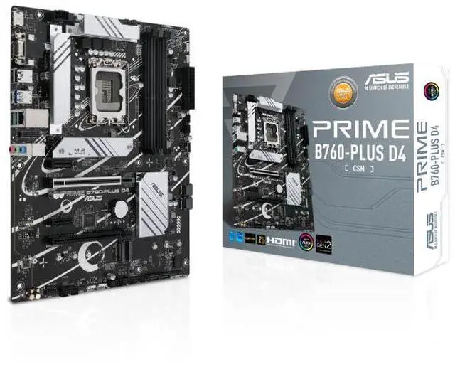 ASUS Prime B760-PLUS D4 - Angle View